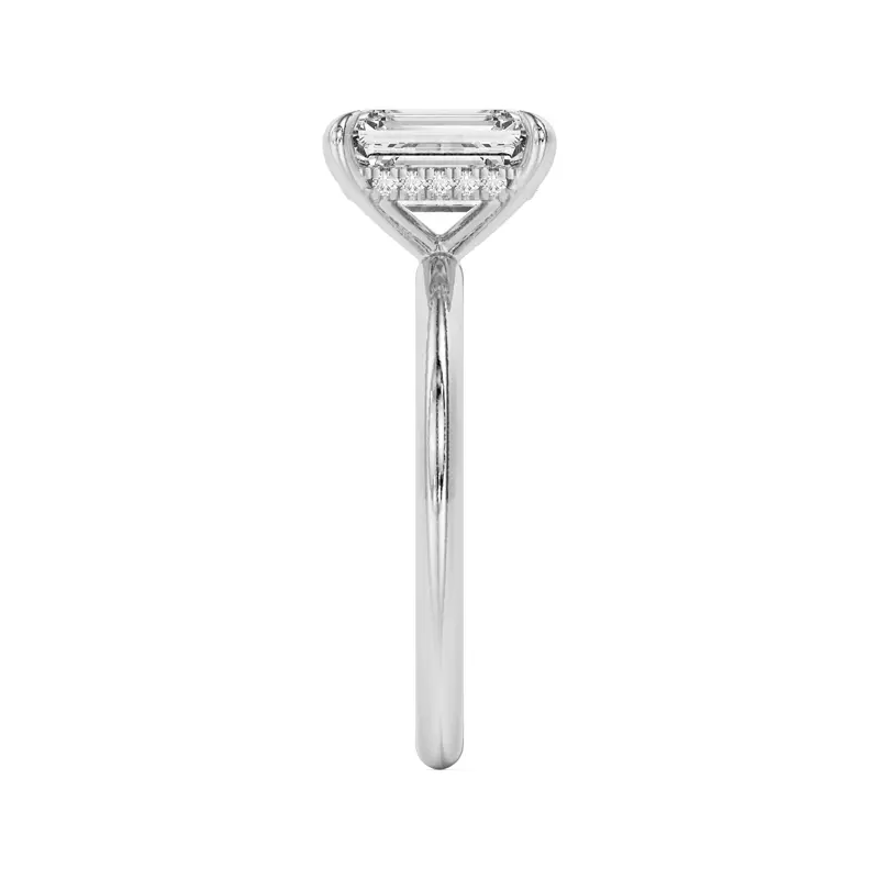 14K White Gold Joelle Hidden Halo Diamond Engagement Ring
