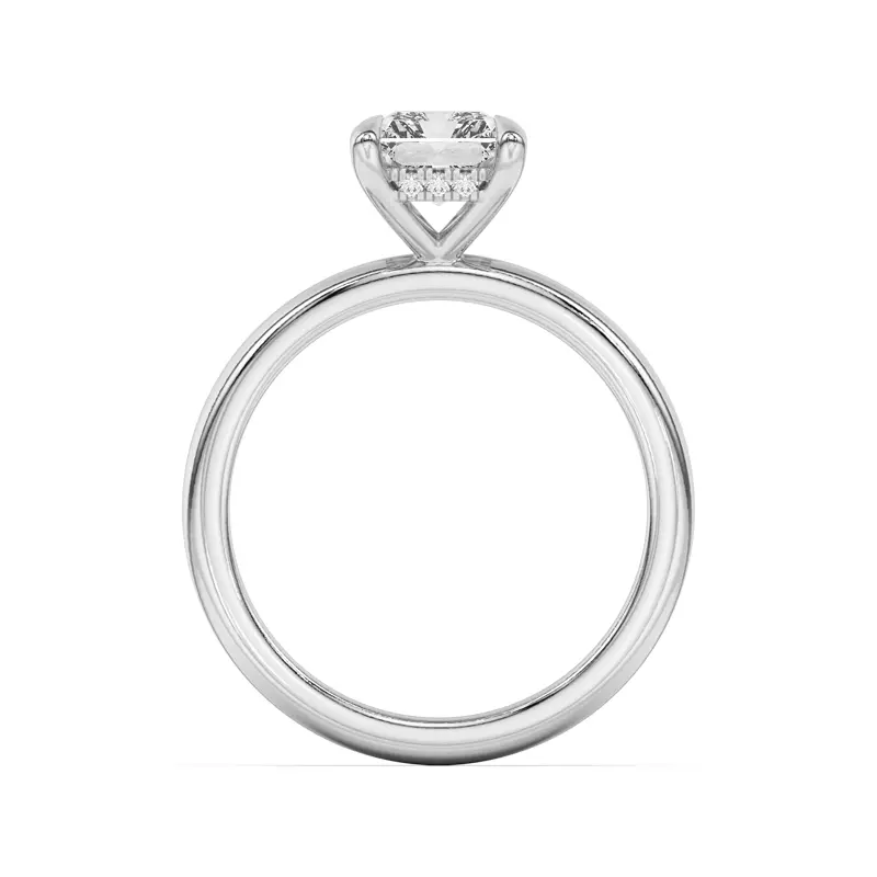 14K White Gold Joelle Hidden Halo Diamond Engagement Ring