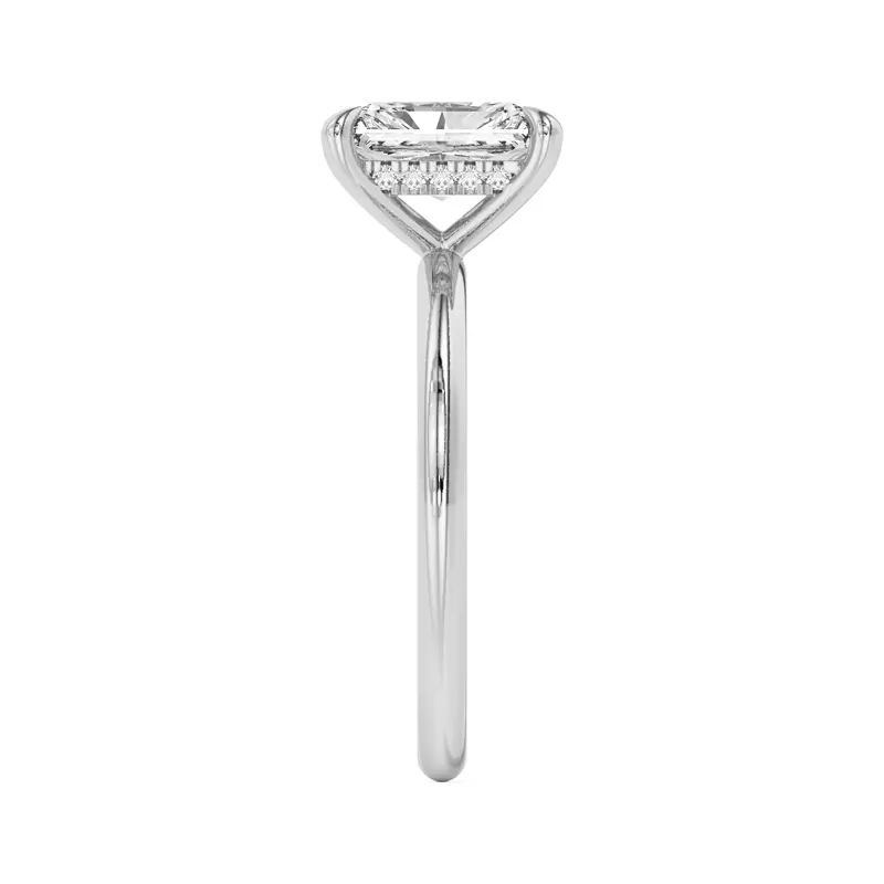 14K White Gold Joelle Hidden Halo Diamond Engagement Ring