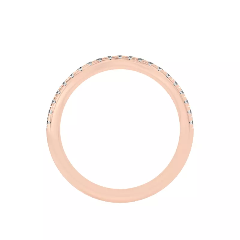 14K Rose Gold Beverly Timeless Pavé Band