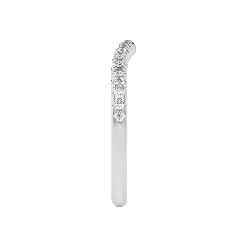 Platinum Beverly Timeless Pavé Band