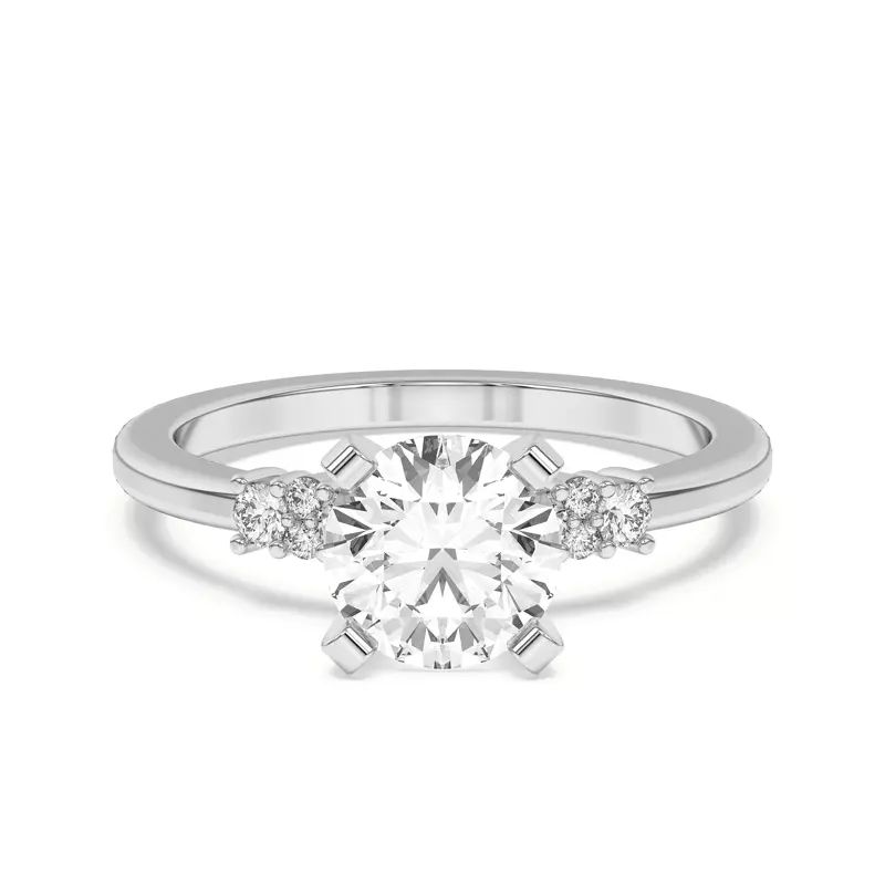 Petite Cascade Engagement Ring