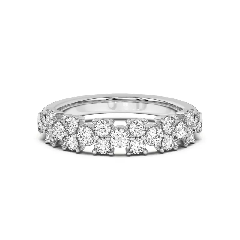 14K White Gold Grande Cascade Diamond Band (1.00 ct. tw.)
