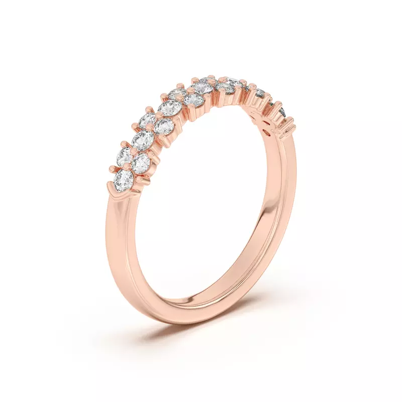 14K Rose Gold Cascade Diamond Band (.50 ct. tw.)