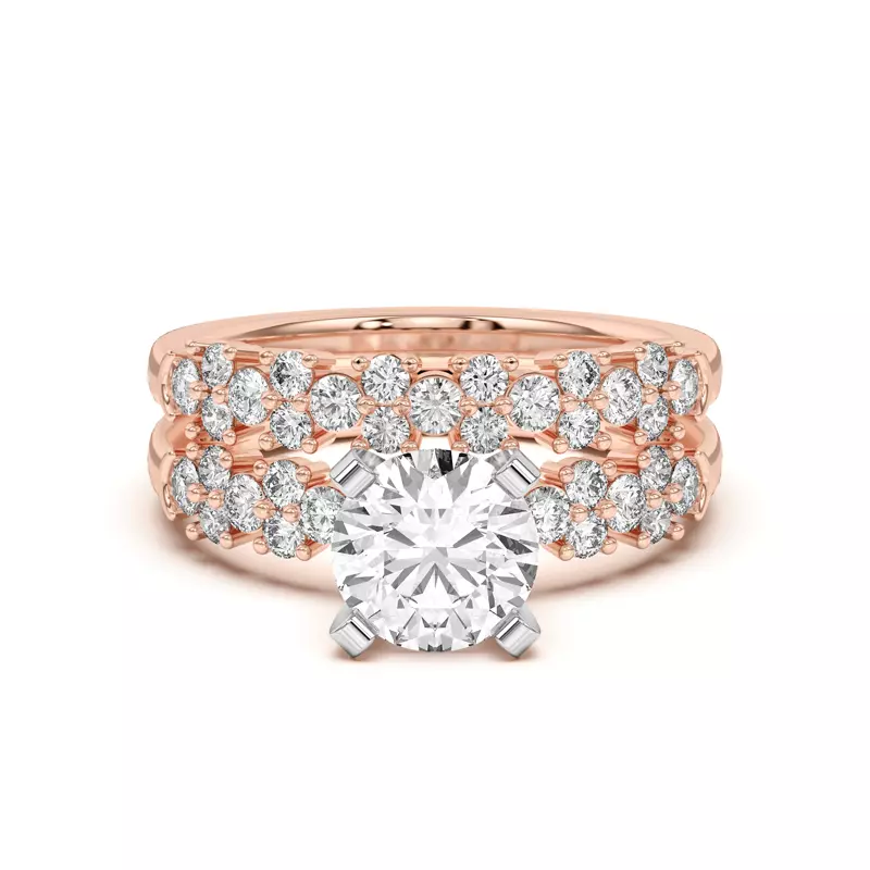 14K Rose Gold Cascade Diamond Band (.50 ct. tw.)
