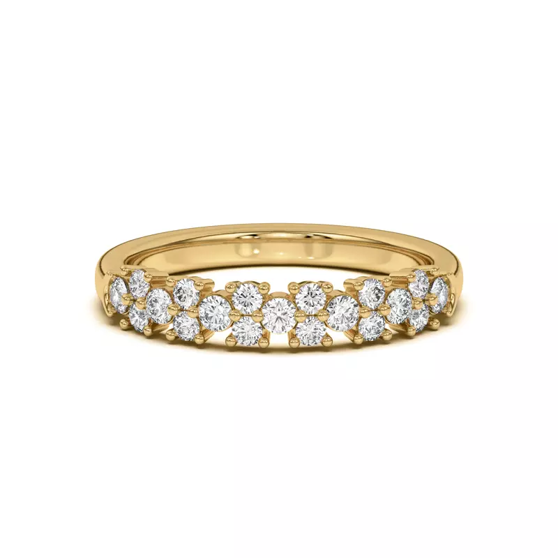 14K Yellow Gold Cascade Diamond Band (.50 ct. tw.)