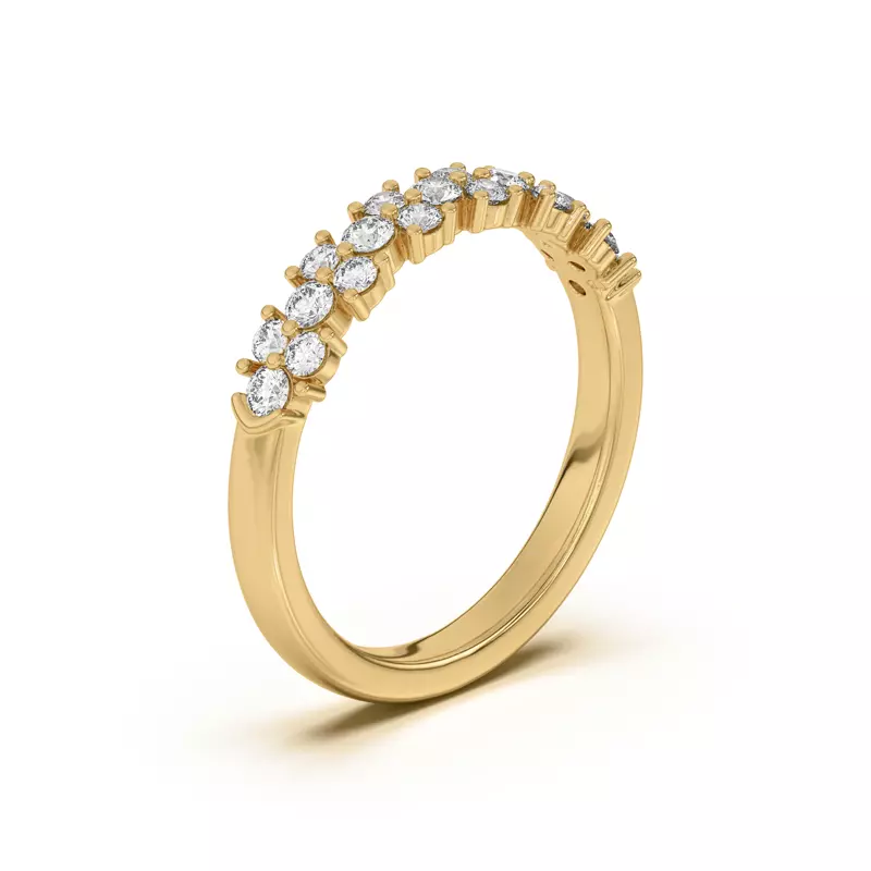 14K Yellow Gold Cascade Diamond Band (.50 ct. tw.)
