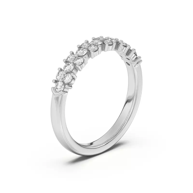 Platinum Cascade Diamond Band (.50 ct. tw.)
