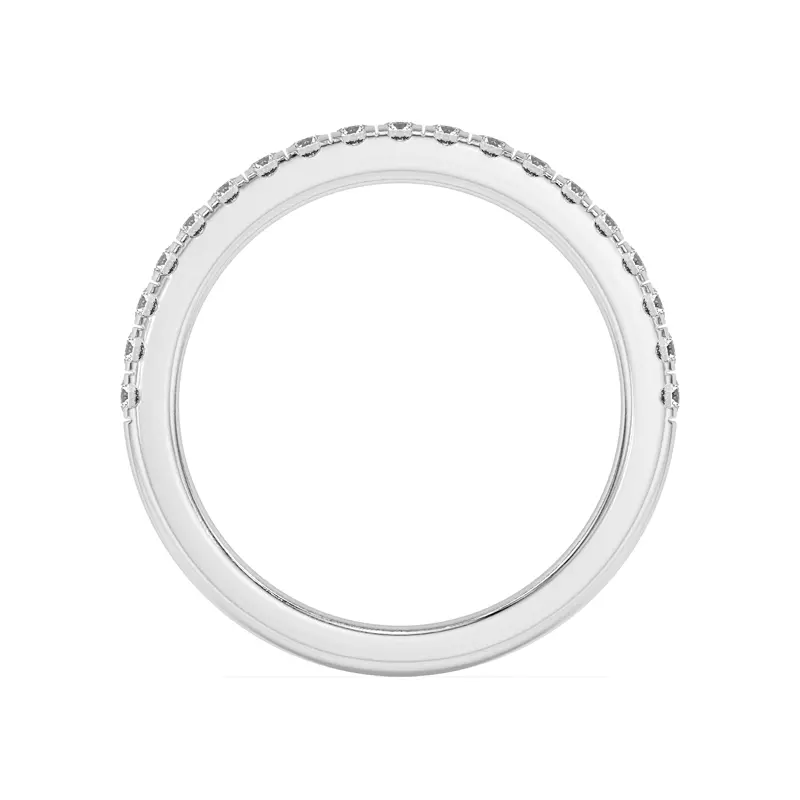 Platinum Angelica Pavé Band