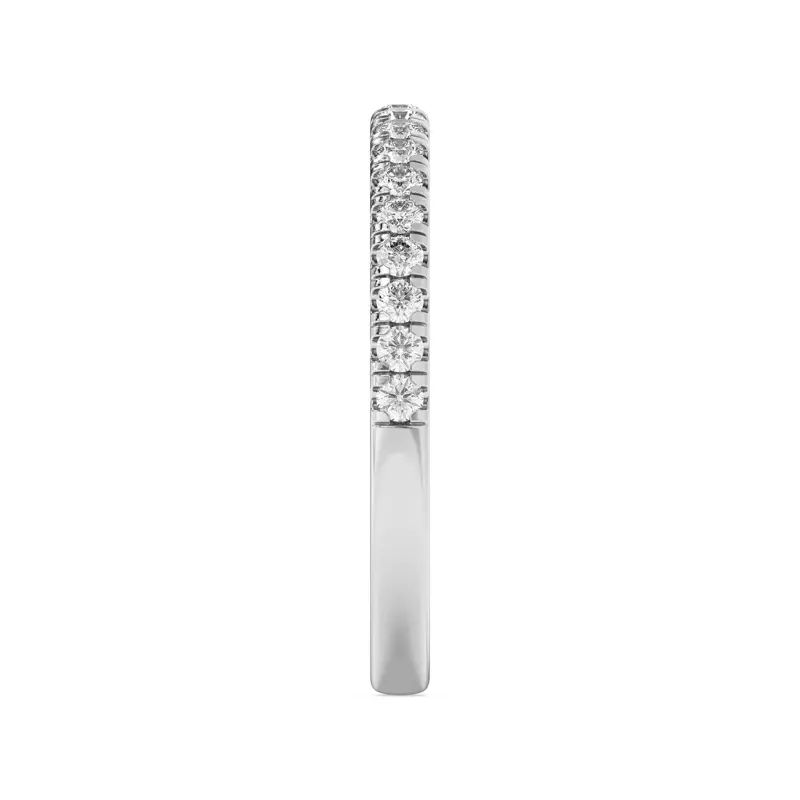 Platinum Angelica Pavé Band