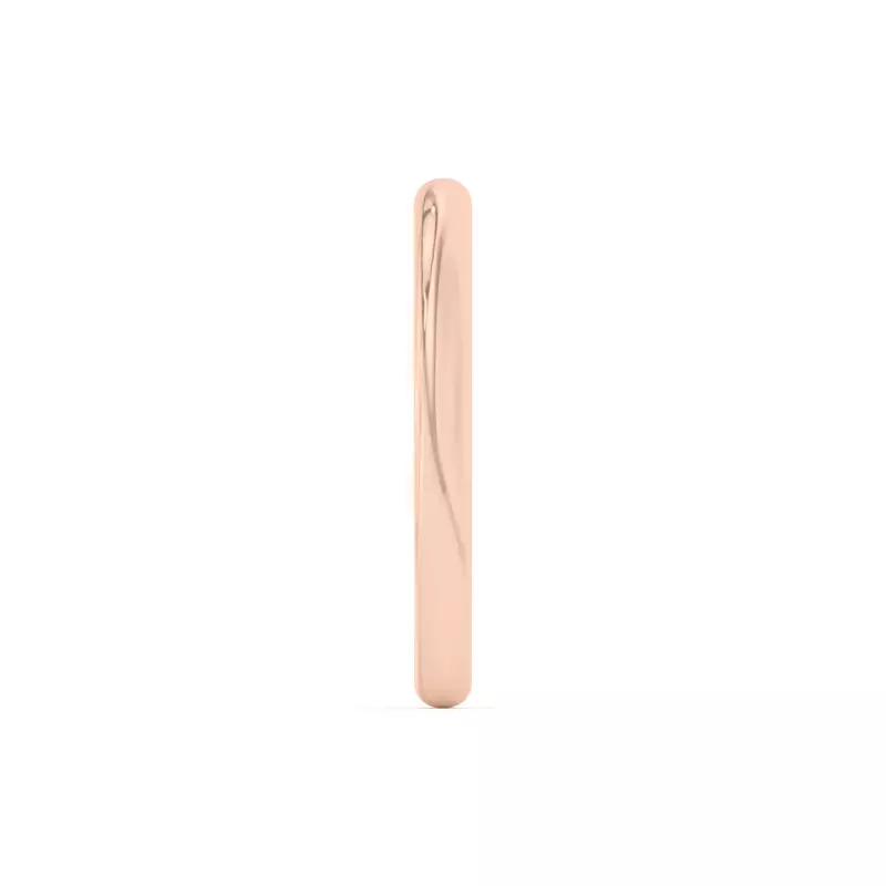 14K Rose Gold Heather Classic Band (2mm)