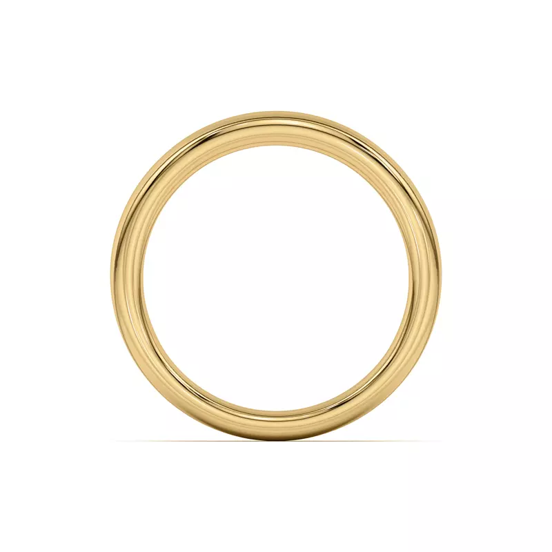 14K Yellow Gold Heather Classic Band (2mm)