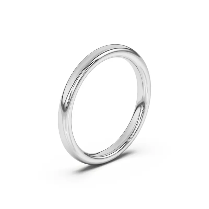 Platinum Heather Classic Band (2mm)