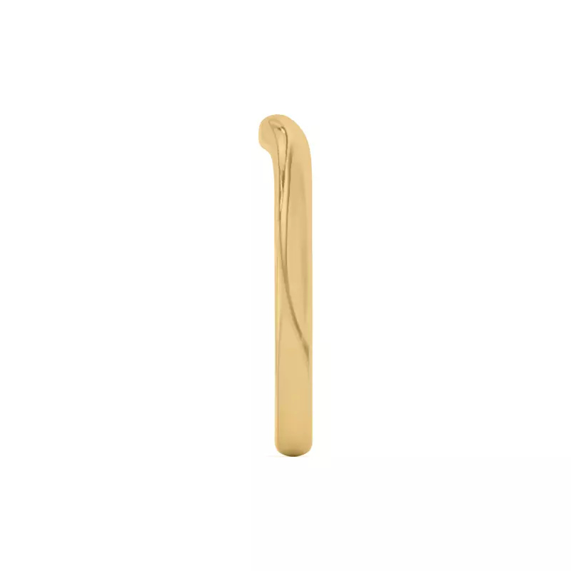14K Yellow Gold Peggy Curved Band