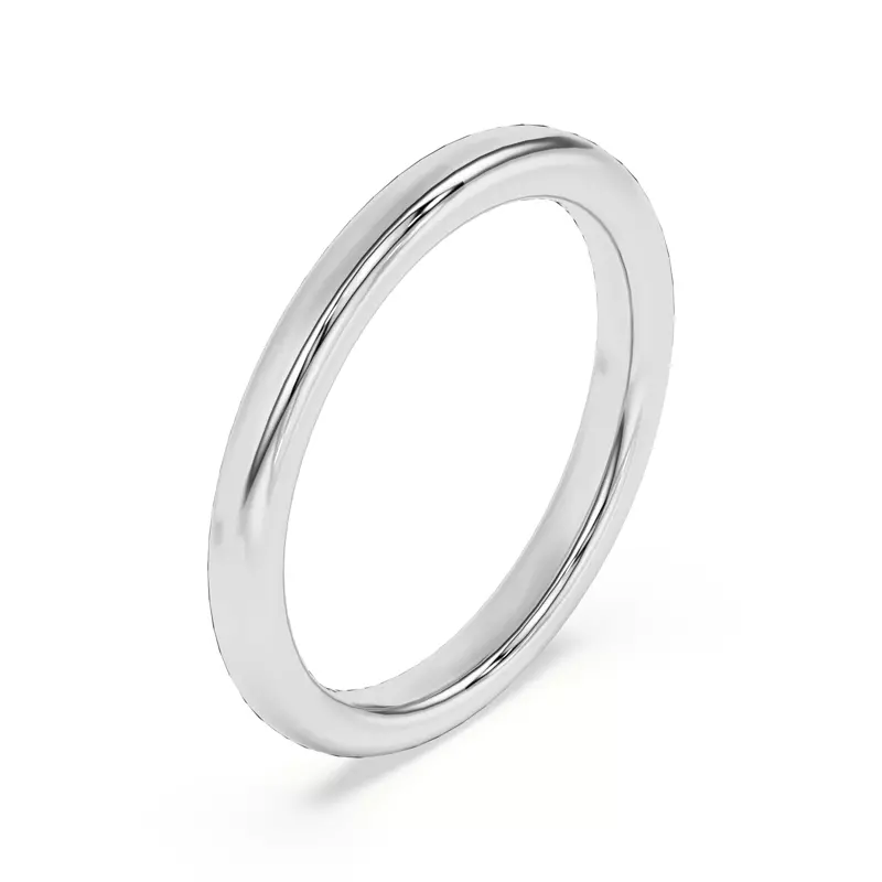 Platinum Timeless Comfort-Fit Band (2mm)