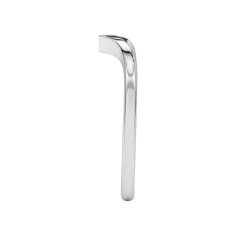 14K White Gold Ruthie Chevron Band