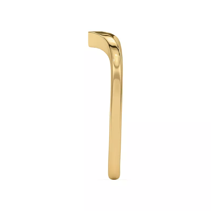 14K Yellow Gold Ruthie Chevron Band