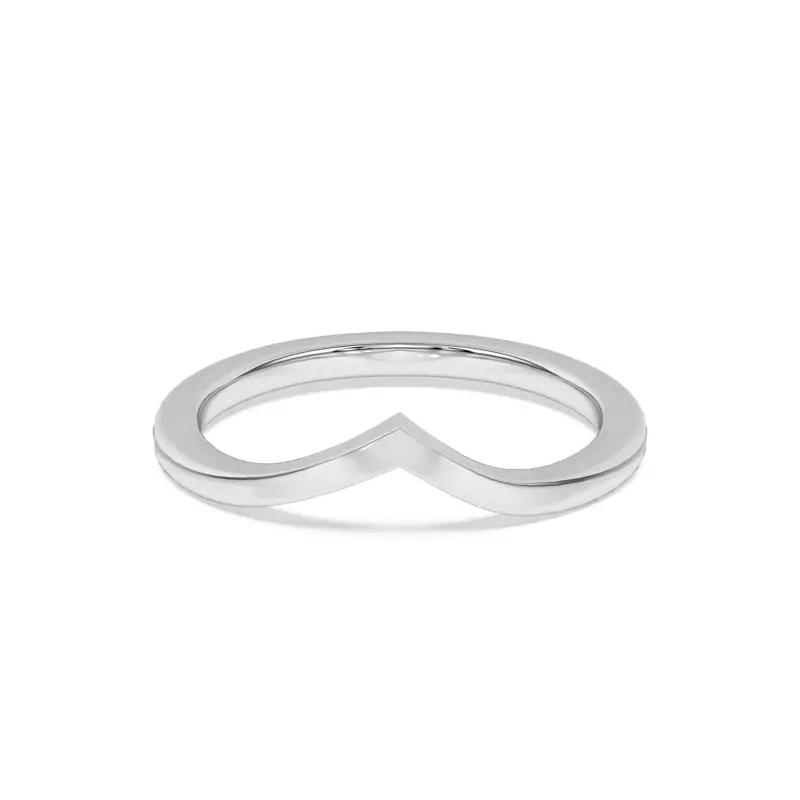 Platinum Ruthie Chevron Band