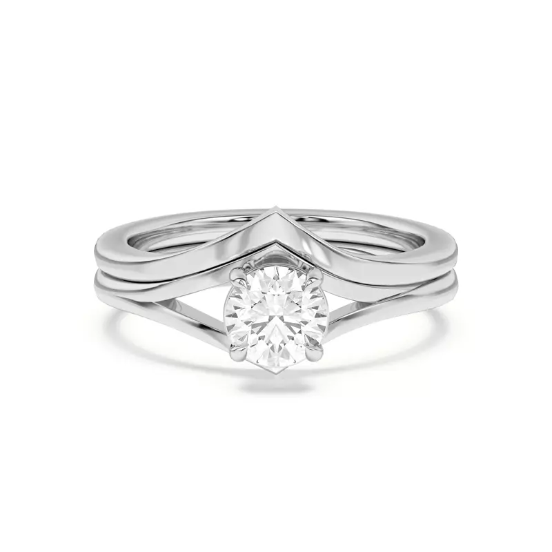 Platinum Ruthie Chevron Band