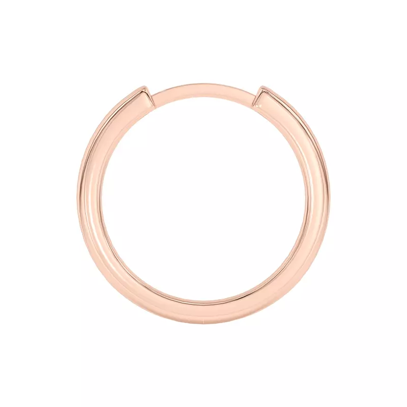 18K Rose Gold Steph Inset Band