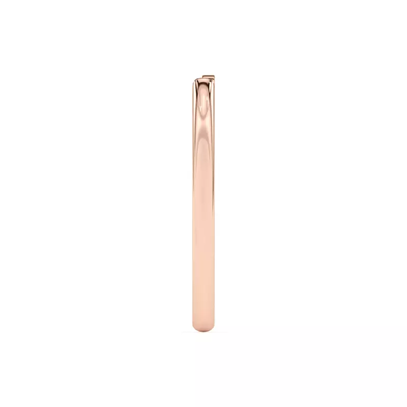 18K Rose Gold Steph Inset Band