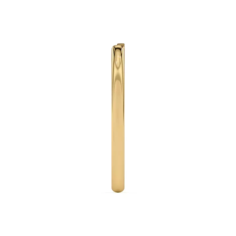 18K Yellow Gold Steph Inset Band