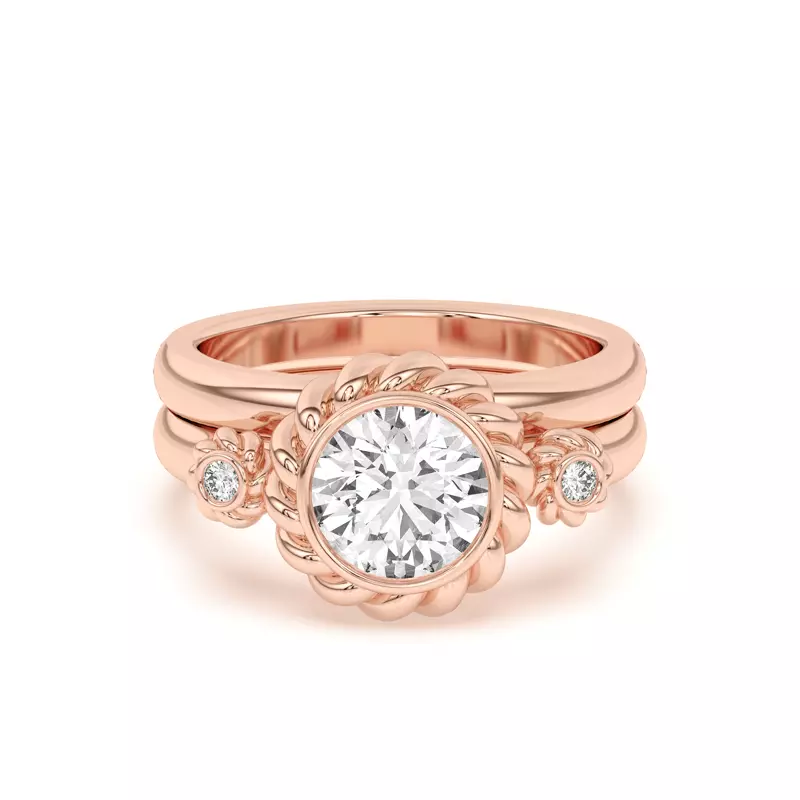 14K Rose Gold Bijou Classic Band