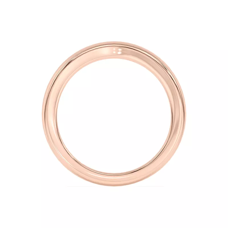18K Rose Gold Kit Curved Band