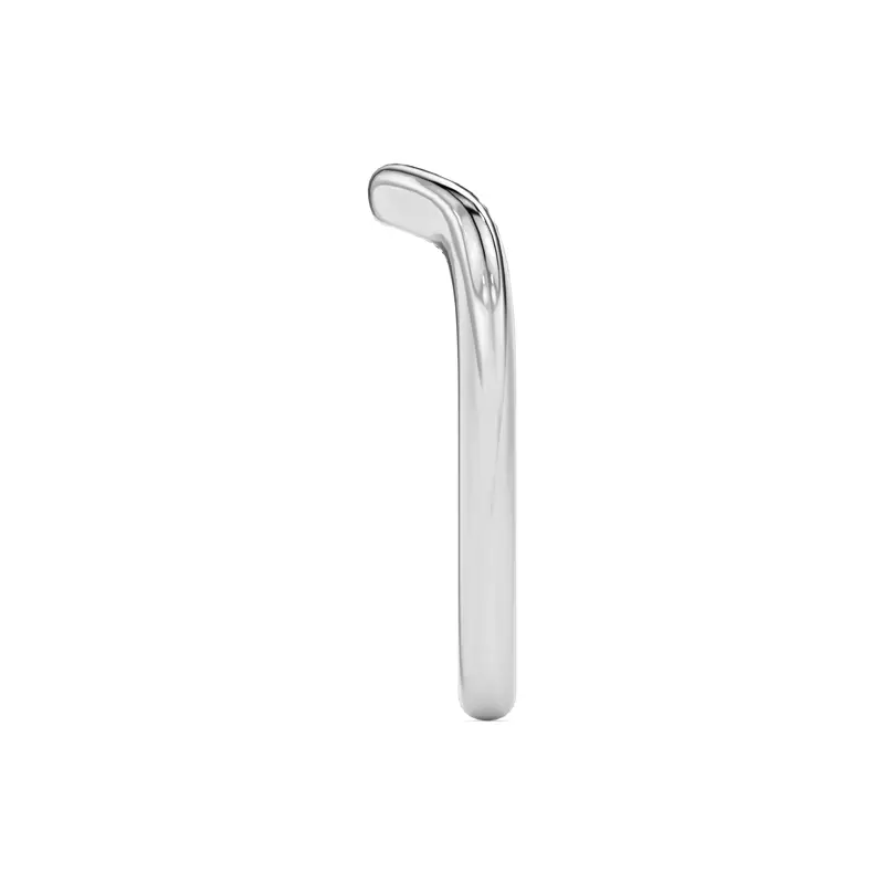 14K White Gold Lani Wide Curved Band