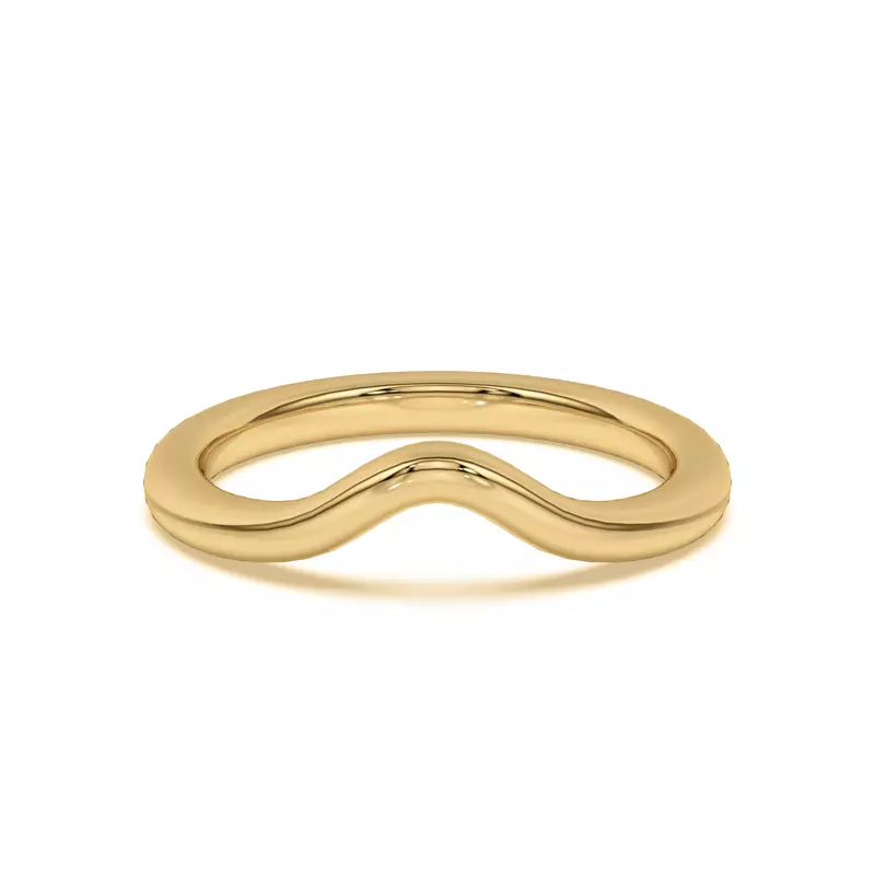 Lani Wide Curved Band