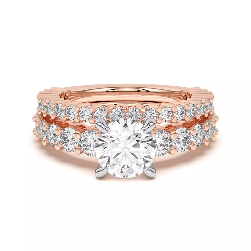 14K Rose Gold Lavelle Diamond Band