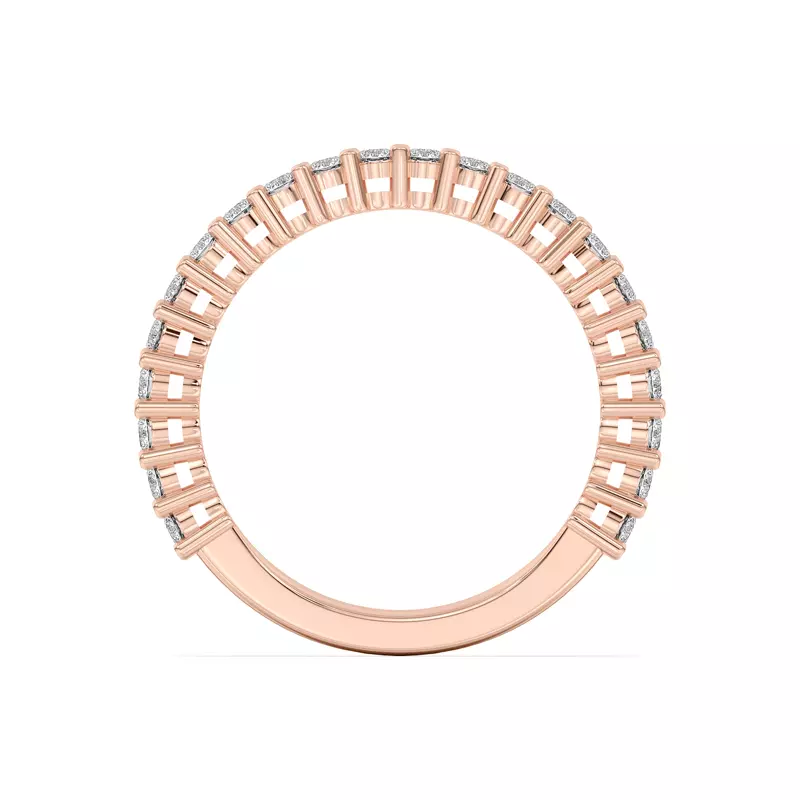 14K Rose Gold Lavelle Diamond Band