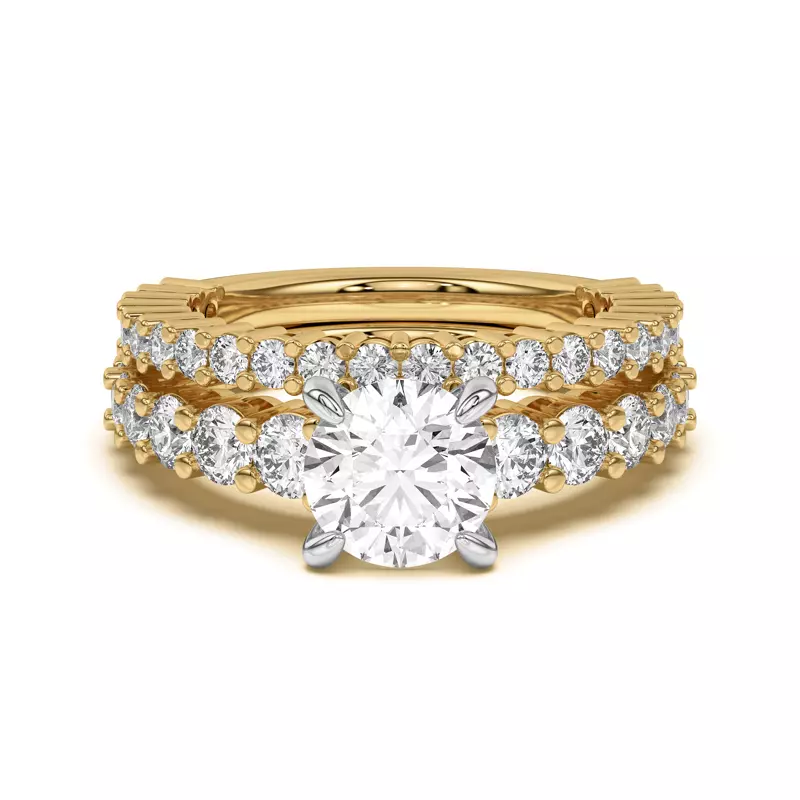 14K Yellow Gold Lavelle Lab Band