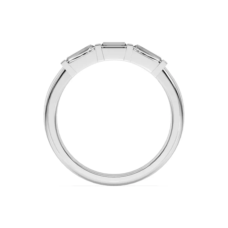 Platinum Arden Lab Baguette Inset Band