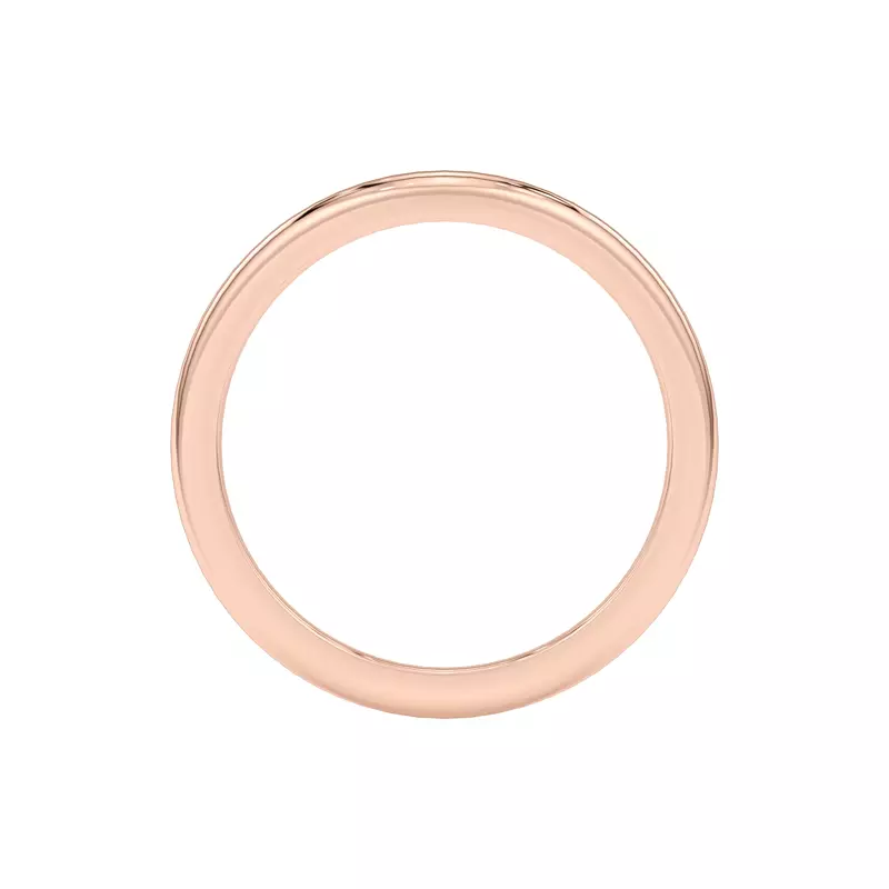 14K Rose Gold Classic Curved Band