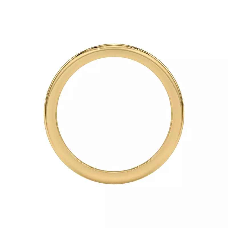 18K Yellow Gold Classic Curved Band