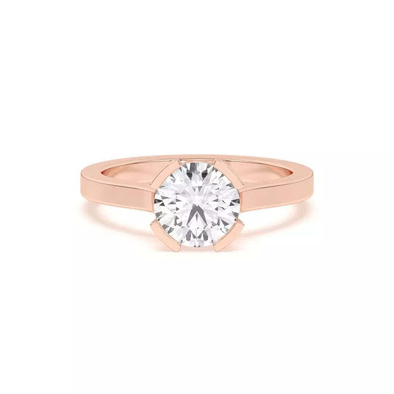 Vista Split Bezel Engagement Ring