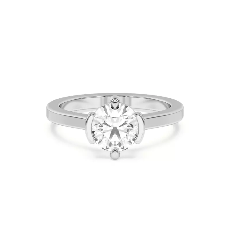 Prisma Mixed Prong Engagement Ring