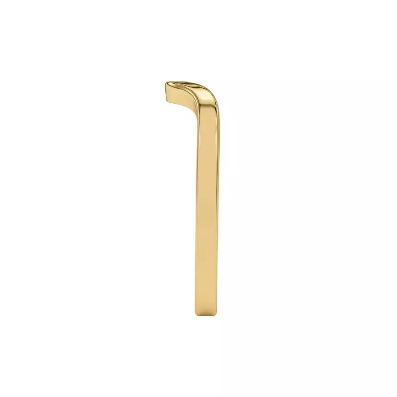 14K Yellow Gold Prisma Deep Curved Band