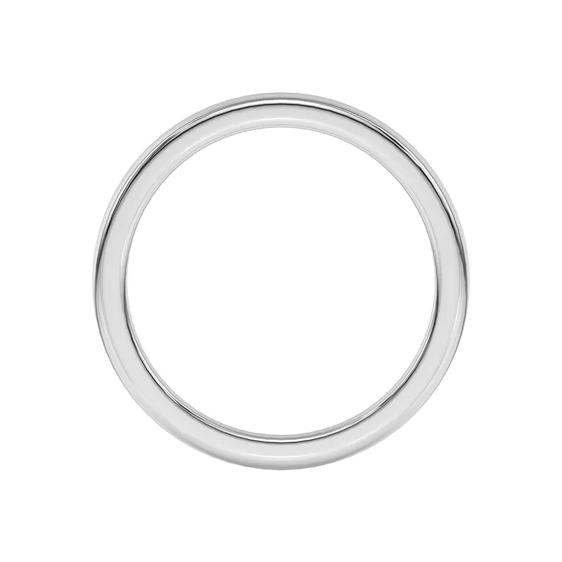 14K White Gold Marigold Classic Band