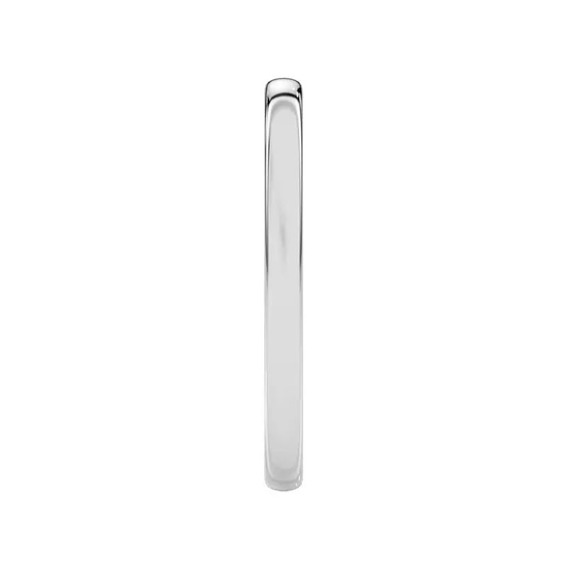 14K White Gold Marigold Classic Band