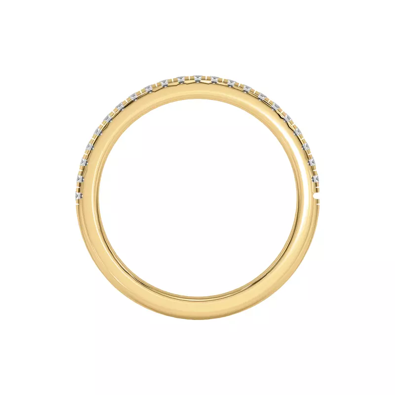14K Yellow Gold Universal Pavé Band