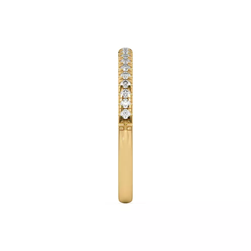 14K Yellow Gold Universal Pavé Band