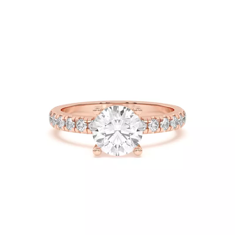 Betsy Grand Pavé Engagement Ring