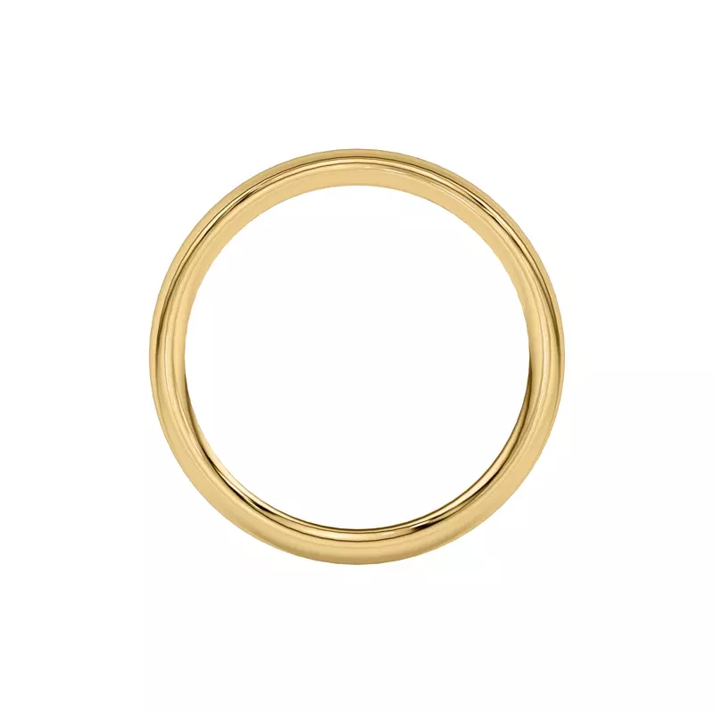 14K Yellow Gold Ally Curved Band (2mm)