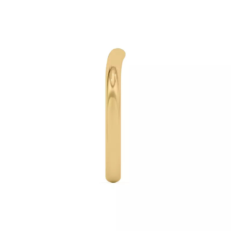 14K Yellow Gold Ally Curved Band (2mm)