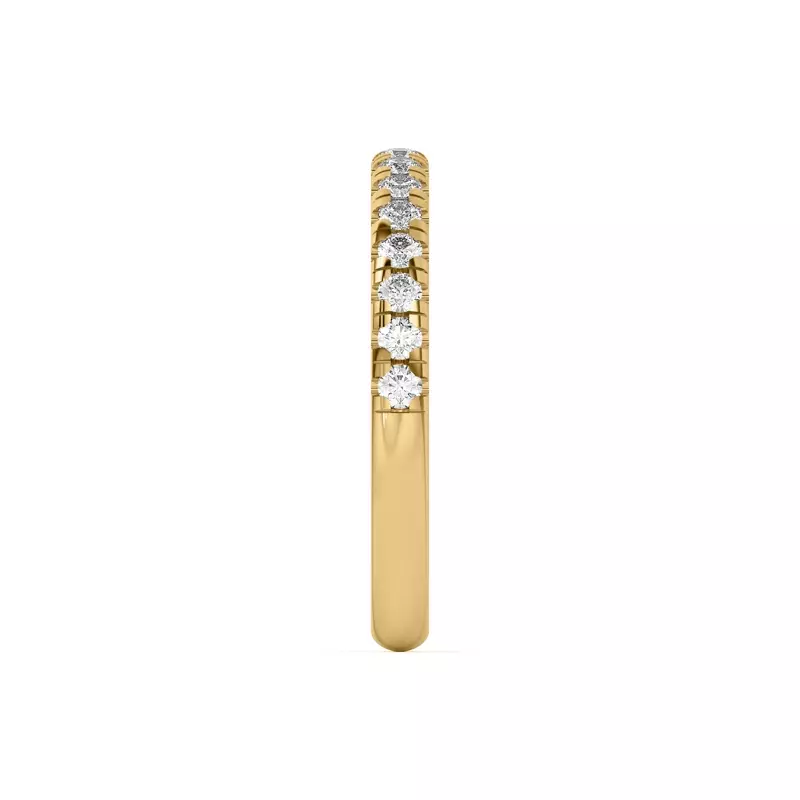 18K Yellow Gold Marigold Grand Pavé Band