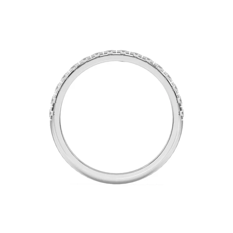 Platinum Marigold Grand Pavé Band