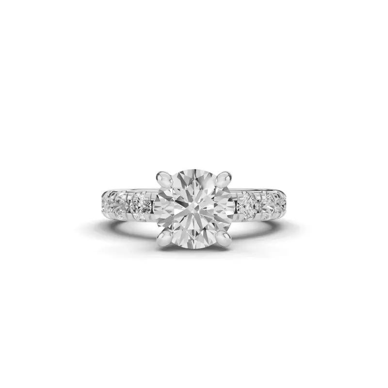 Tradition Hidden Halo Lab Pavé Engagement Ring (1.00ct. tw.)