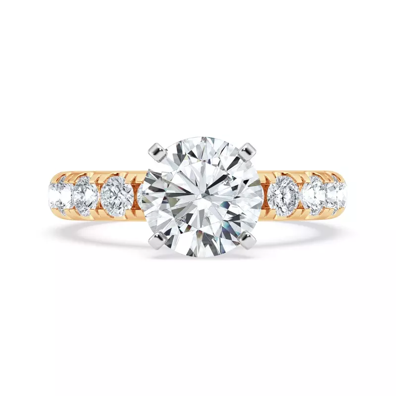 Tradition Hidden Halo Lab Pavé Engagement Ring (1.00ct. tw.)